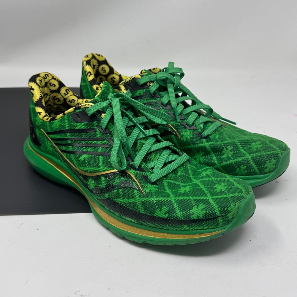 Saucony Kinvara 12 St. Patrick’s Patty’s Day Clover money Green shoes sneakers